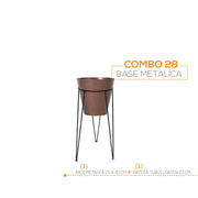KIT MATERA CORTEN + BASE 20 X 40 CM - Tumatera.co