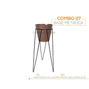 KIT MATERA CORTEN + BASE 20 X 50 CM - Tumatera.co