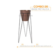 KIT MATERA CORTEN + BASE 20 X 60 CM - Tumatera.co
