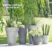 MATERA CUBE SLIM BETON 58 CM - Tumatera.co