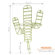 ESTRUCTURA TOPIARIO CACTUS 25 CM - Tumatera.co