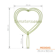 ESTRUCTURA TOPIARIO CORAZÓN 26 CM - Tumatera.co