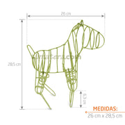 Estructura Topario Perro 26 cm medidas