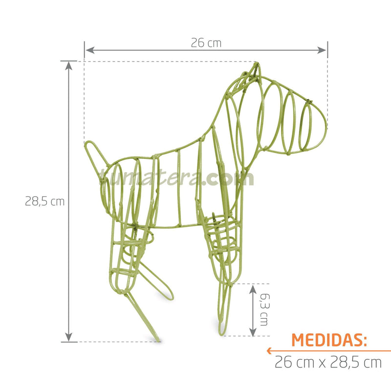 Estructura Topario Perro 26 cm medidas