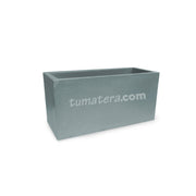 Jardinera Polietileno 59 x 24 cm gris oscuro