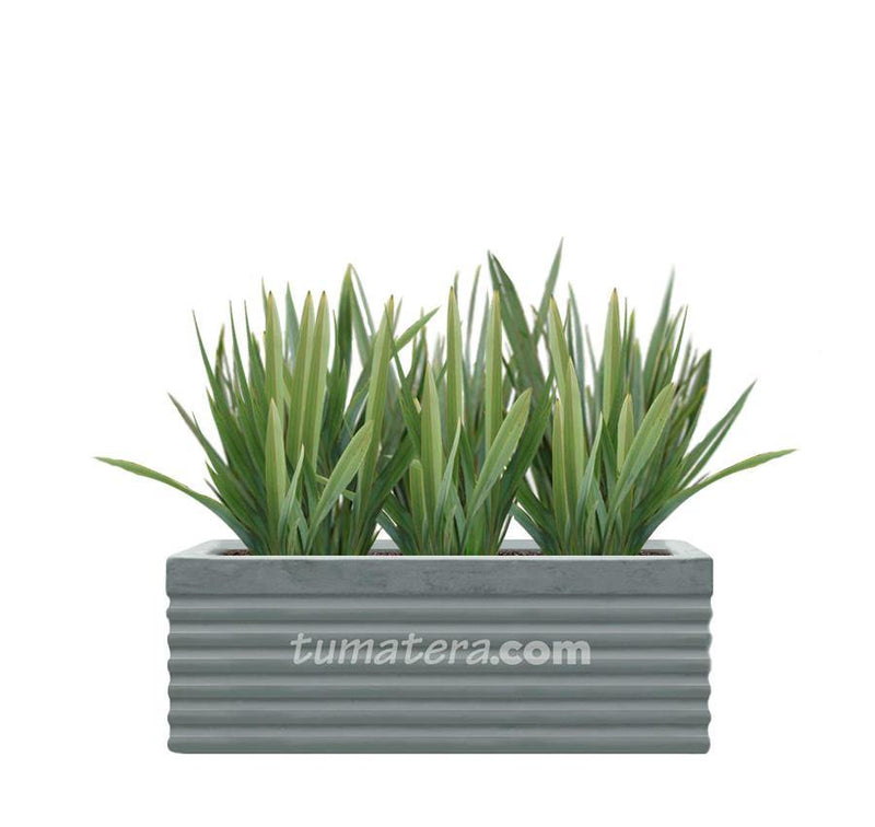 COMBO JARDINERA CEMENTO 90 CM CON LINOS - Tumatera.co