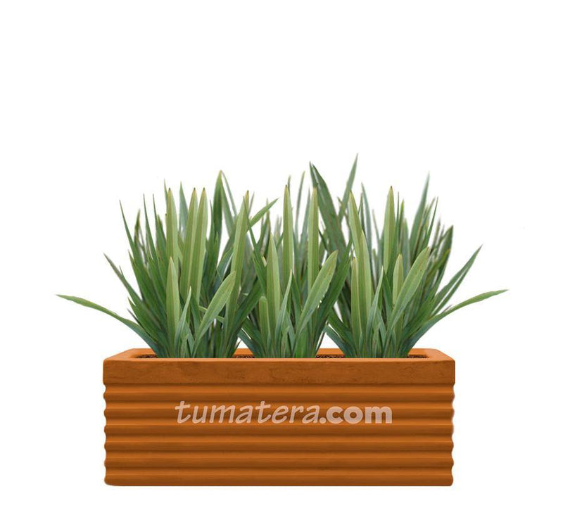 COMBO JARDINERA CEMENTO 90 CM CON LINOS - Tumatera.co