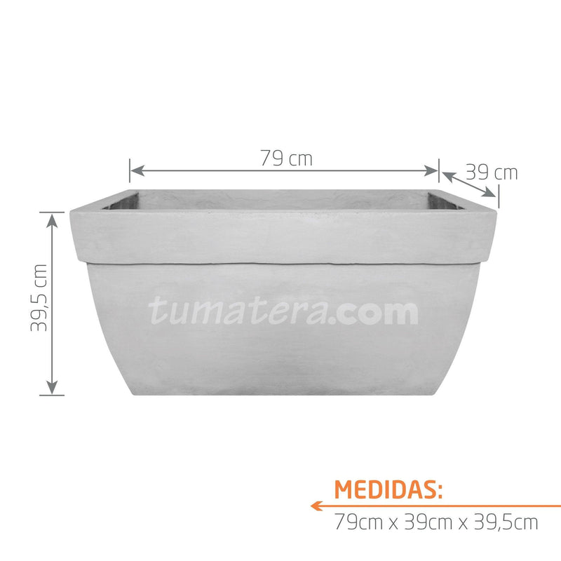 MATERA JARDINERA CEMENTO 79 CM - Tumatera.co