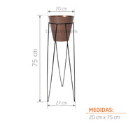 KIT MATERA CORTEN + BASE 20 X 70 CM - Tumatera.co