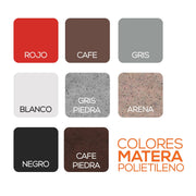 JARDINERA POLIETILENO 90 CM - Tumatera.co