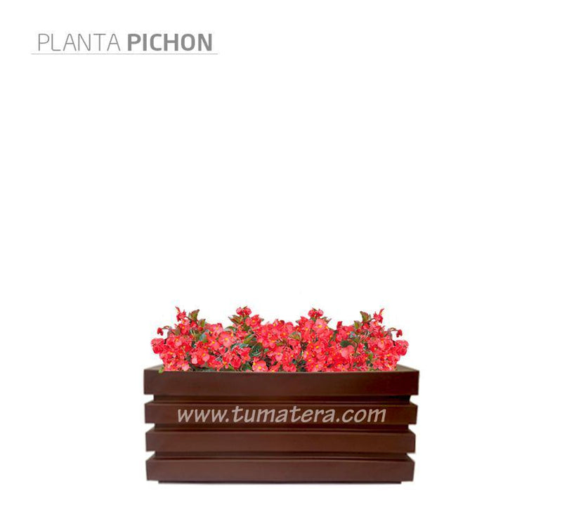 COMBO JARDINERA 70 CM CON FLORES - Tumatera.co