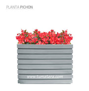 COMBO JARDINERA 100 X 60 CM CON FLORES - Tumatera.co