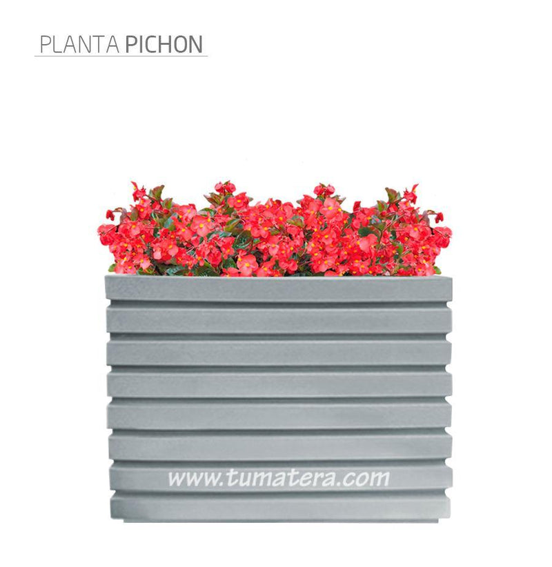 COMBO JARDINERA 100 X 60 CM CON FLORES - Tumatera.co