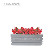 COMBO JARDINERA 90 CM CON FLORES - Tumatera.co