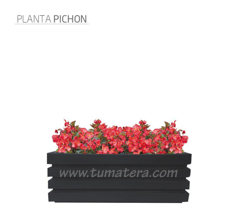 COMBO JARDINERA 90 CM CON FLORES - Tumatera.co