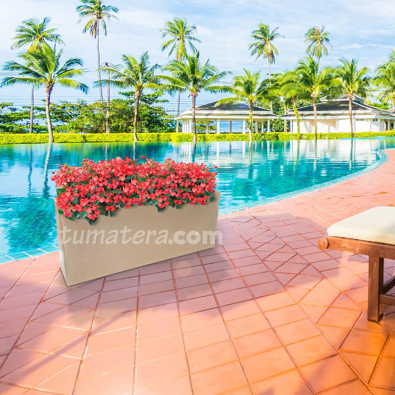 JARDINERA POLIETILENO 100 X 40 CM - Tumatera.co