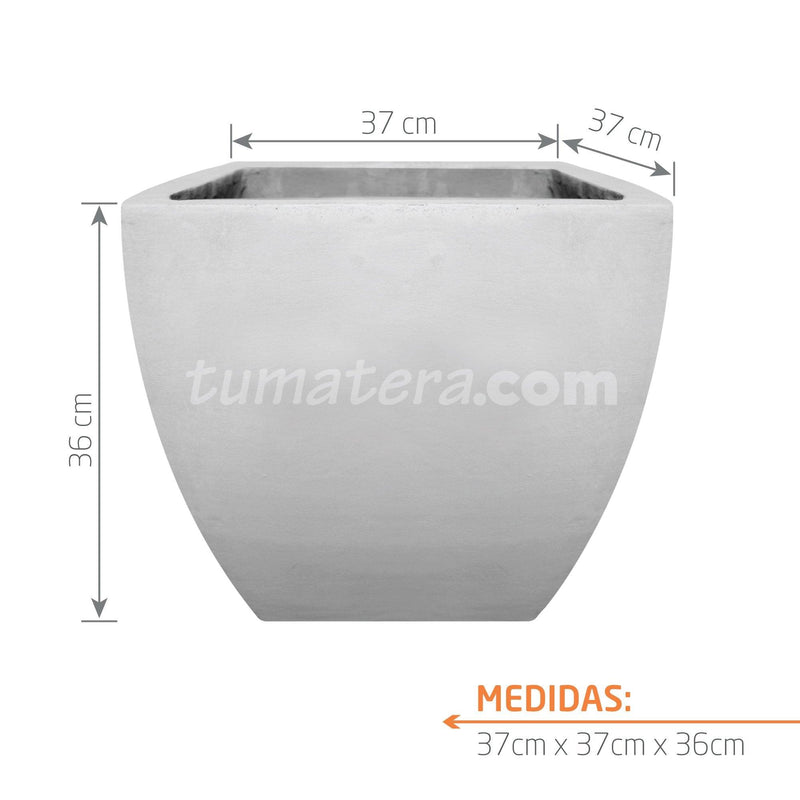 MATERA PIRAMIDAL CEMENTO 37 CM - Tumatera.co