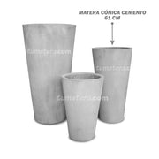 MATERA CONICA CEMENTO 61 CM - Tumatera.co
